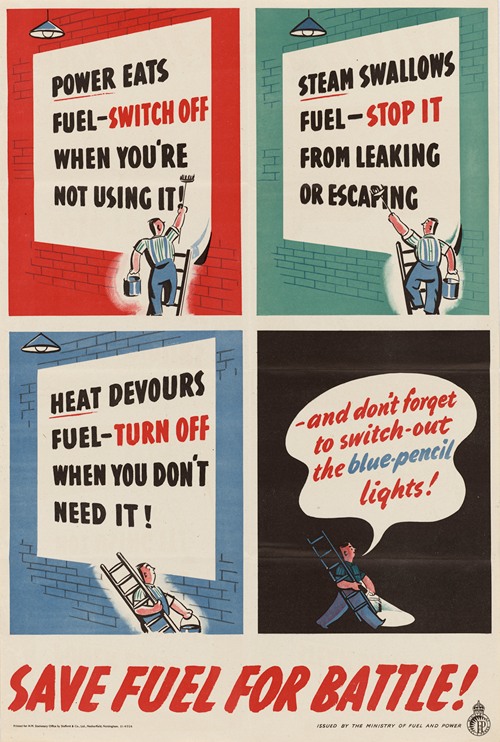 Switch Off – Stop It – Turn Off – Save Fuel for Battle!