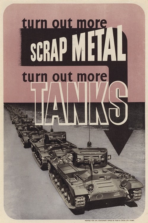 Turn out More Scrap Metal Turn out More Tanks