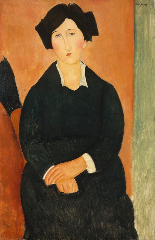 Portrait of a Young Woman by Amedeo Modigliani - Artvee