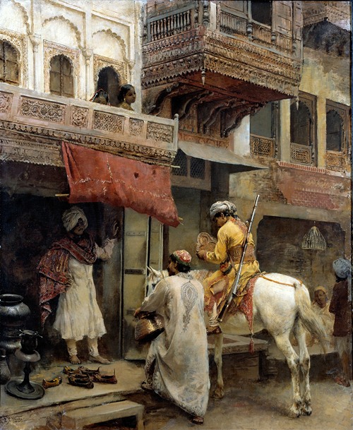 Street Scene in India (ca. 1885)