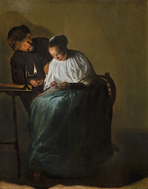 Man Offering Money to a Young Woman (1631)