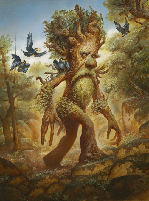 prompthunt: army of shrek mr. bean trolls, oil painting by justin gerard,  deviantart