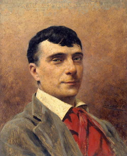 Portrait de Gustave Worms (1836-1910), sociétaire de la Comédie-Française