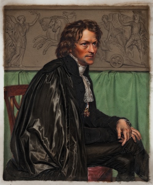 Portrait Of Thorvaldsen In The Costume From The San Luca-Accademy