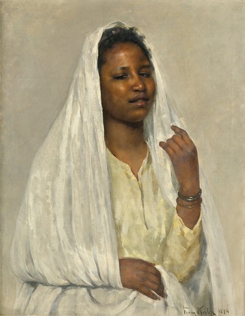 African Beauty In White (1894)