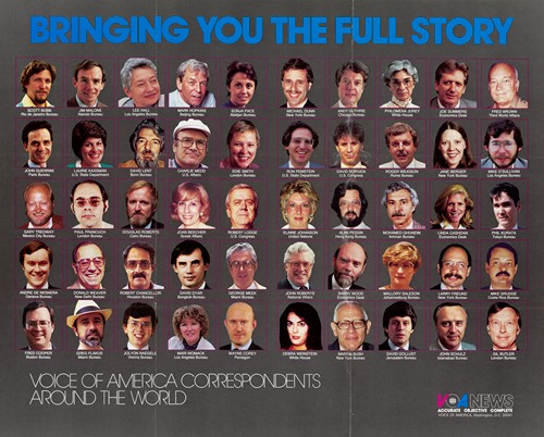 BRINGING YOU THE FULL STORY. VOICE OF AMERICA CORRESPONDENTS AROUND THE WORLD.