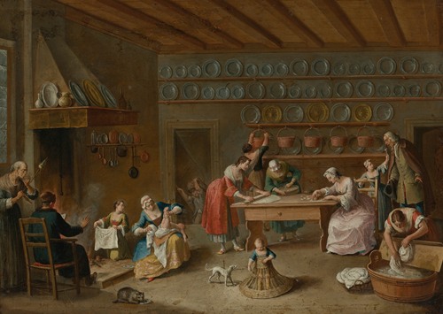 Interior Of A Kitchen (18th Century)