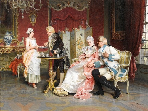 A game of tag by Arturo Ricci - Artvee