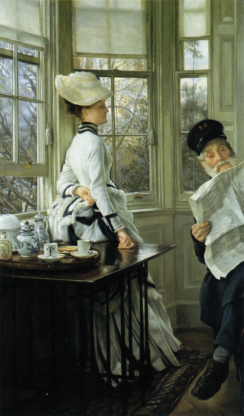 October by James Tissot Artvee