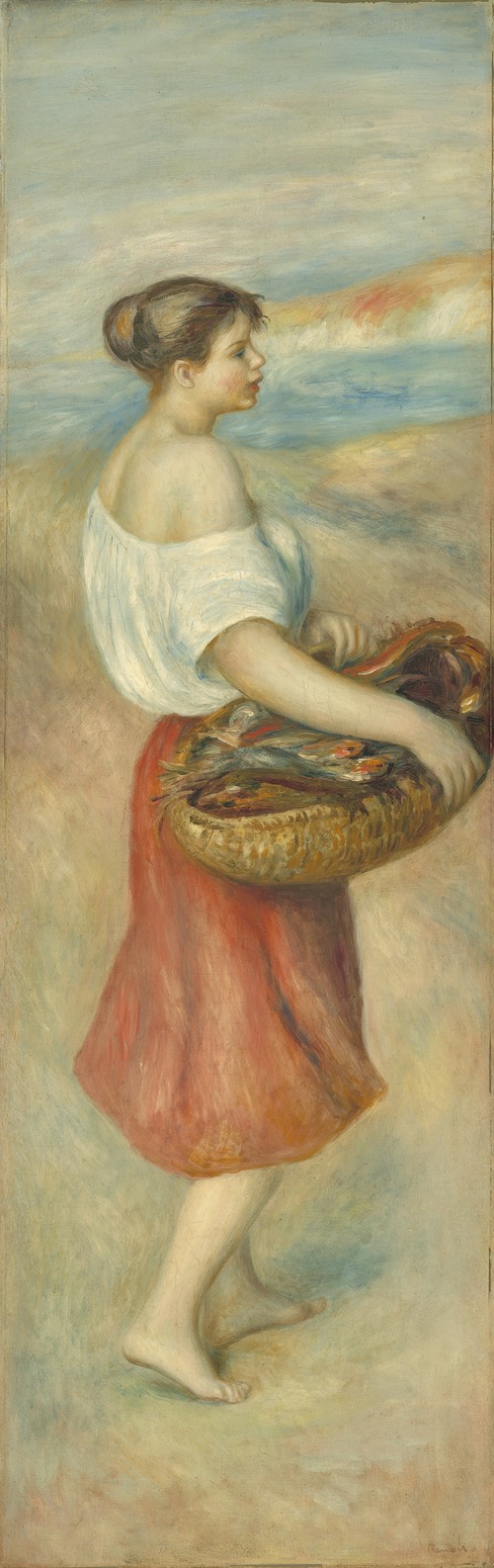 Girl with a Basket of Fish (c. 1889)