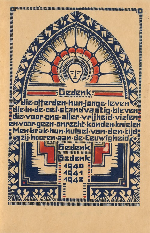 Gedenkkaart voor de gevallenen
