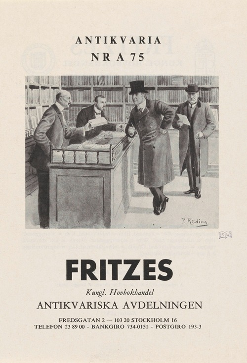 Interieur van een boekhandel
