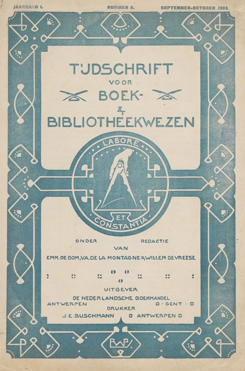 Tijdschrift voor boek- en bibliotheekwezen, september-october 1903