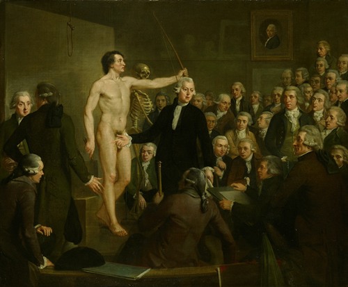 Lecture on anatomy by Andreas Bonn for Felix Meritis’ Department of Drawing