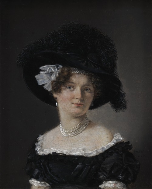 Mathilde Theresia von Irgens-Bergh, née Holsten, the Wife of Mathias Friis von Irgens-Bergh