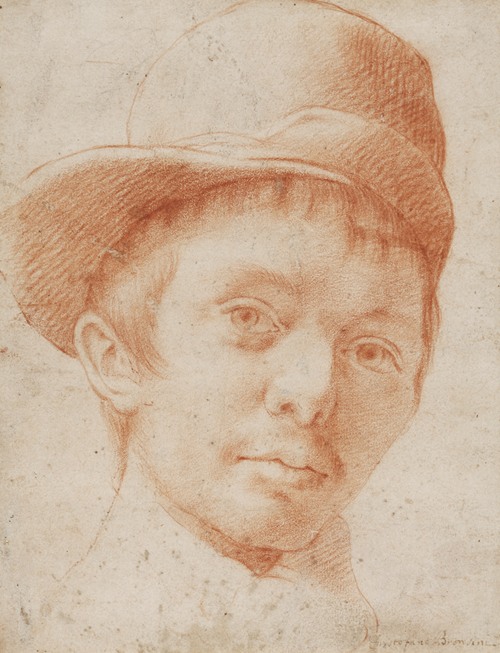 A boy wearing a workman’s hat (ca. 1600)
