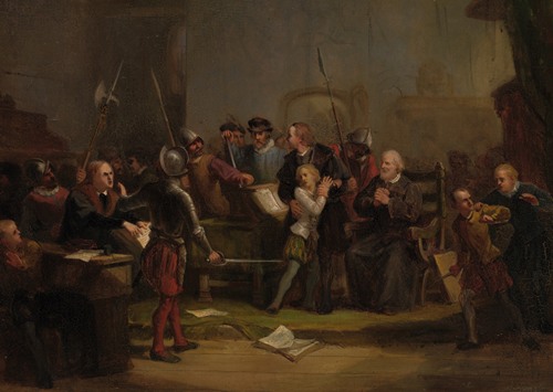 Anno 1568. Filips Willem wordt uit de hogeschool te Leuven ontvoerd