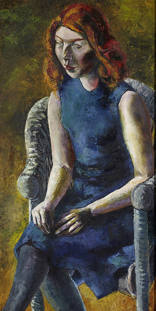 Young Woman in a Wicker Chair (ca. 1933 - 1934)