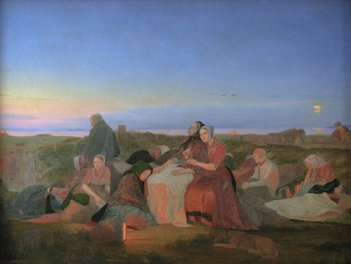 Midsummer’s Eve. Sick People Asleep upon the Grave of St. Helena at Tisvilde