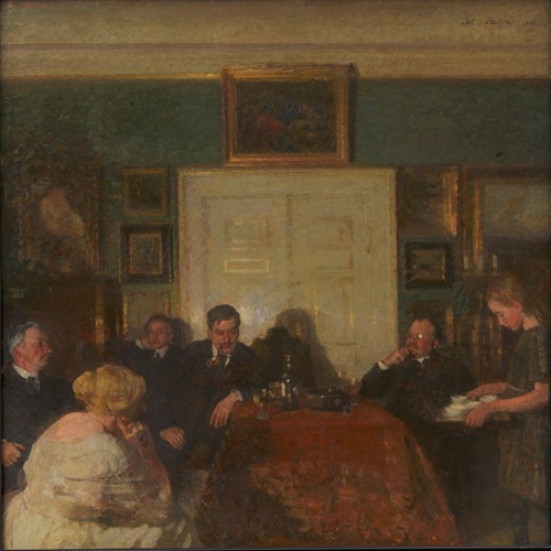 A Party in the Artist’s Home (1915)