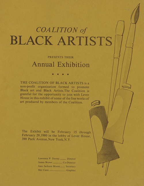 Annual exhibition of the Coalition of Black Artists