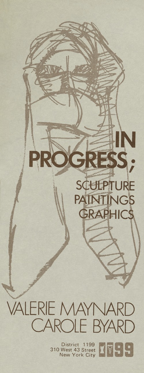 In Progress; Sculpture, Paintings, Graphics an exhibition of works by Valerie Maynard and Carole Byard at Gallery 1199