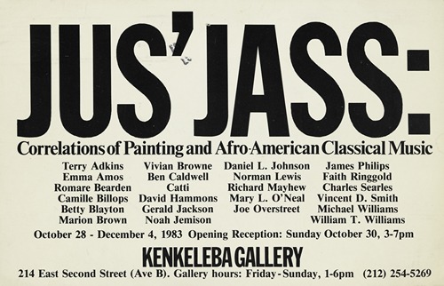 JUS’JASS; Correlations of Painting and Afro-American Classical Music