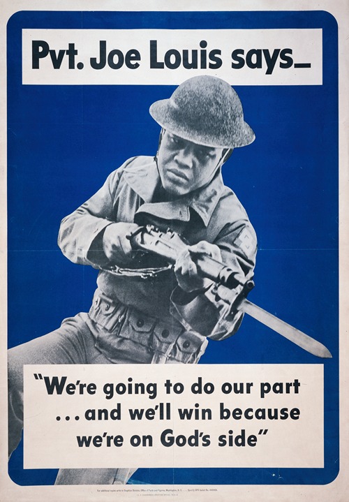 Pvt. Joe Louis says — ‘We’re going to do our part, and we’ll win because we’re on God’s side’