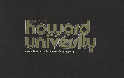 Valerie Maynard – Sculpture exhibition at Howard University Gallery of Art