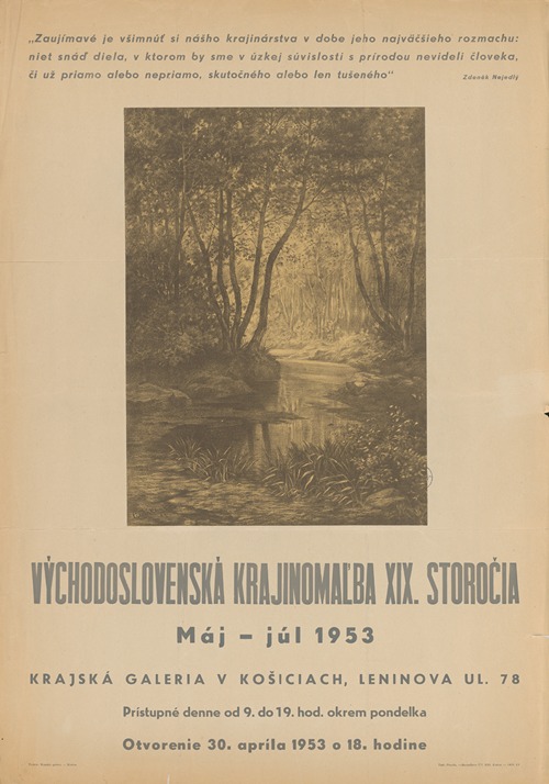 Východoslovenská krajinomaľba 19. storočia