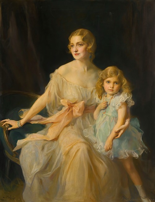 Portrait Of Mrs. Claude Leigh And Miss Virginia Leigh (1933)