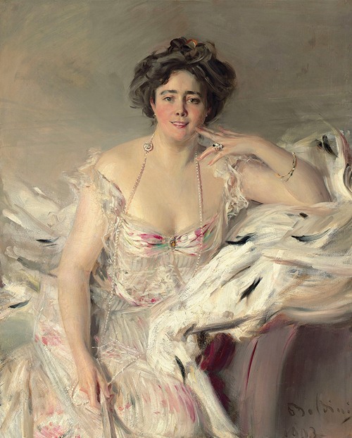 Portrait of Miss Anita Stewart by Giovanni Boldini