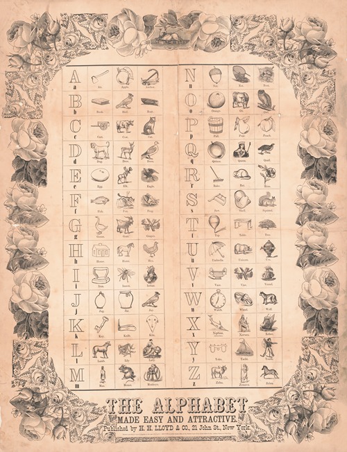 The alphabet made easy and attractive