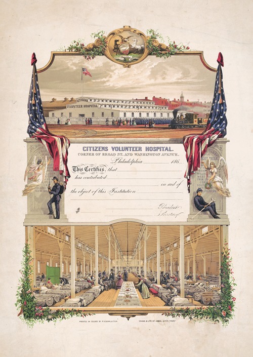 Citizens Volunteer Hospital – corner of Broad St. and Washington Ave.