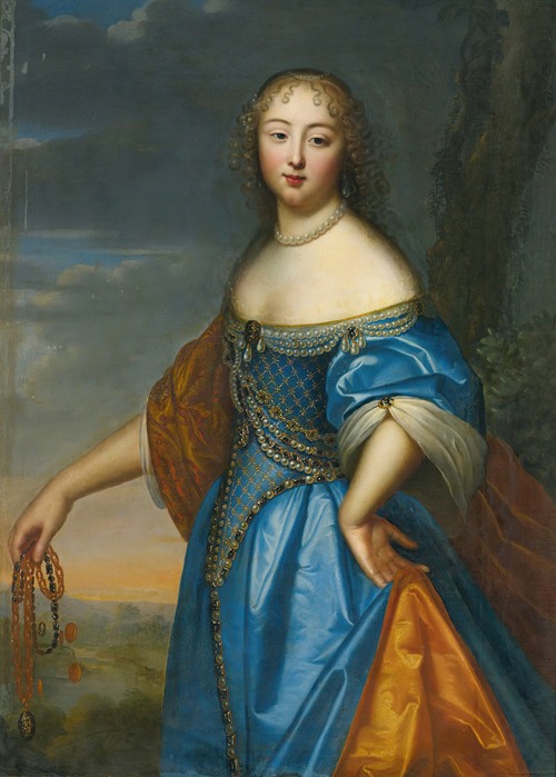 Portrait of Anne of Austria by BEAUBRUN, Charles