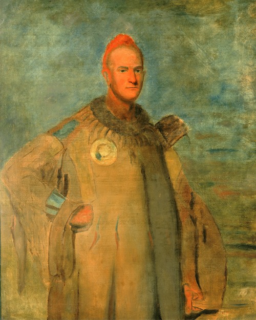Theodore Burr Catlin, in Indian Costume (1840-1841)