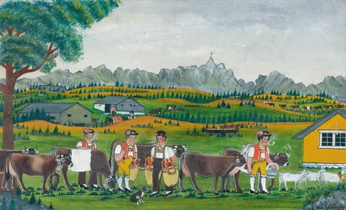 Arriving At The Alp