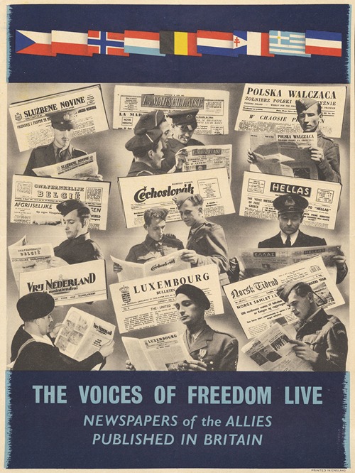 The Voices of freedom live. Newspapers of the allies published in Britain