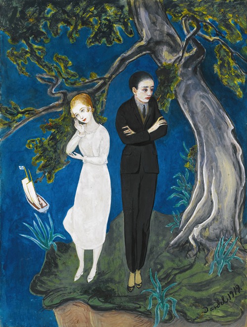 Young Man In Black, Girl In White (1919)