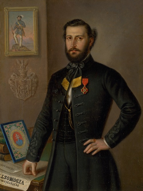 A study painting for the Portrait of Ján Francisci as Count of the Liptov County