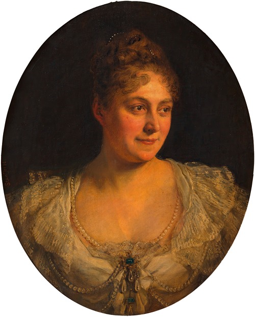 Bildnis Josefine Wagner (erste Gattin von Otto Wagner)