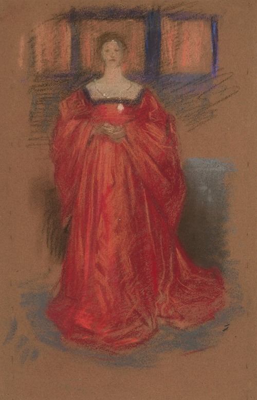 Study of a woman in Renaissance costume