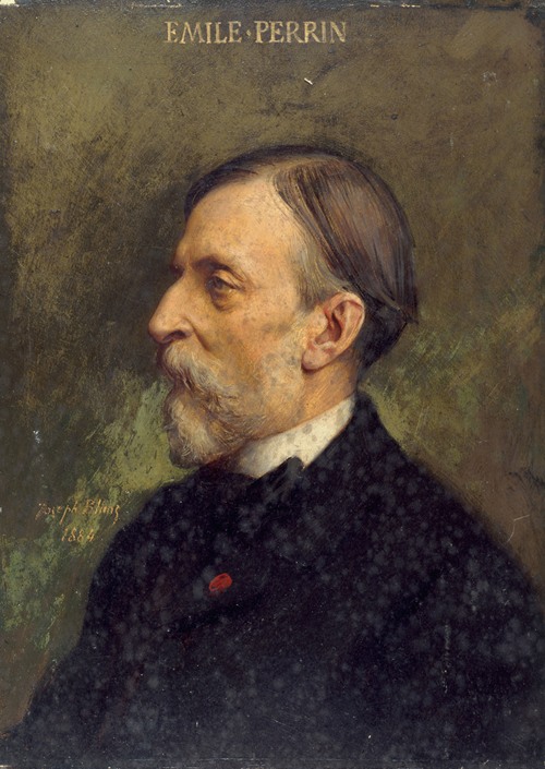Portrait d’Émile Perrin (1814-1885), administrateur de la Comédie-Française.