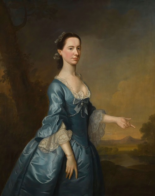 Portrait of Mrs Hannah Maria Edmunds, Née Offley