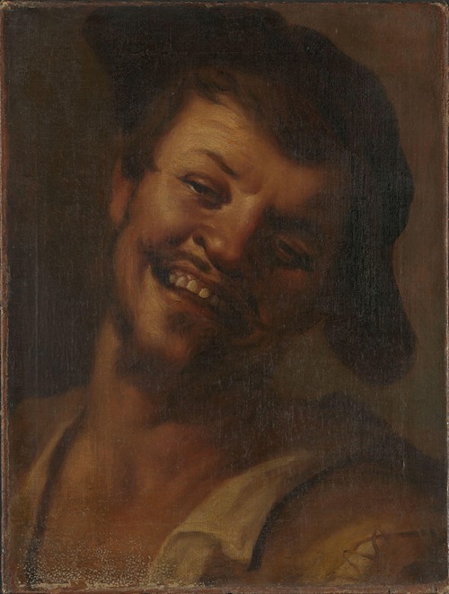 Head of a Laughing Man