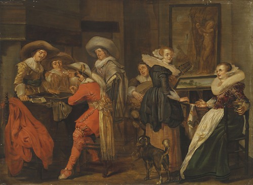 An elegant company in an interior