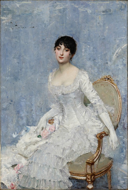Young Lady in White (1880)