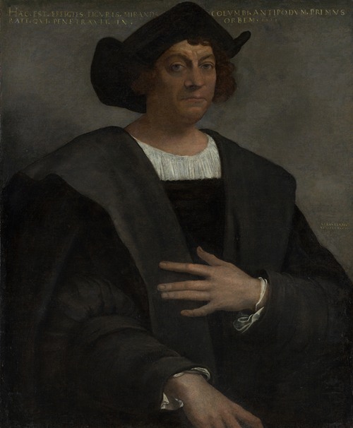 Portrait of a Man, Said to be Christopher Columbus (born about 1446, died 1506) (1519)