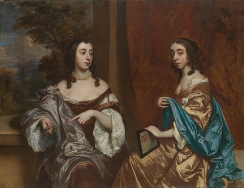 Mary Capel (1630–1715), Later Duchess of Beaufort, and Her Sister Elizabeth (1633–1678), Countess of Carnarvon