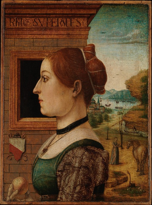 Portrait of a Woman, possibly Ginevra d’Antonio Lupari Gozzadini (1494)